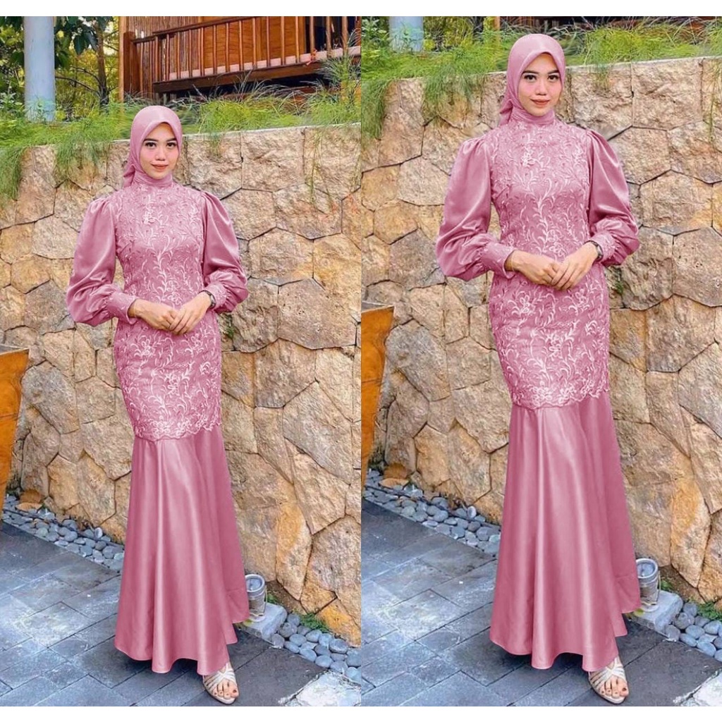 Tersedia ✓ gratis ongkir ✓ pengiriman sampai di hari yang . Jual Baju Pesta Gamis Brukat Wanita Muslim Mewah Kondangan Nikahan Model Duyung Terbaru Lebaran 2022 Dress Gaun Desya Ukuran M L Xl Xxl Shopee Indonesia