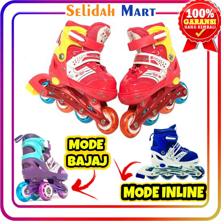 SEPATU RODA INLINE SKATE SEPATU RODA ANAK PEREMPUAN RODA PVC Kuat -LL429 |  Shopee Indonesia