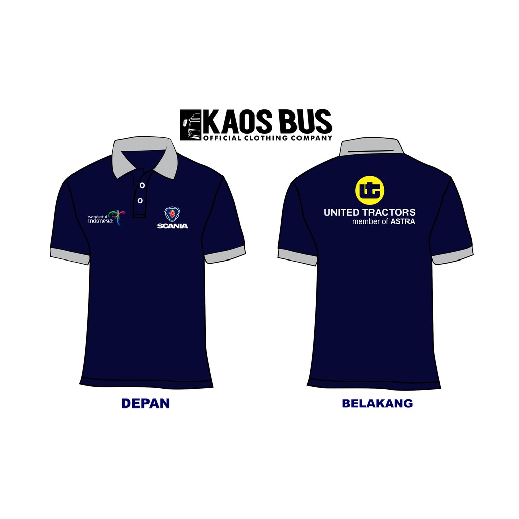 Jual Polo Shirt Bus Mania Busmania Bismania Scania United Tractors  Indonesia|Shopee Indonesia
