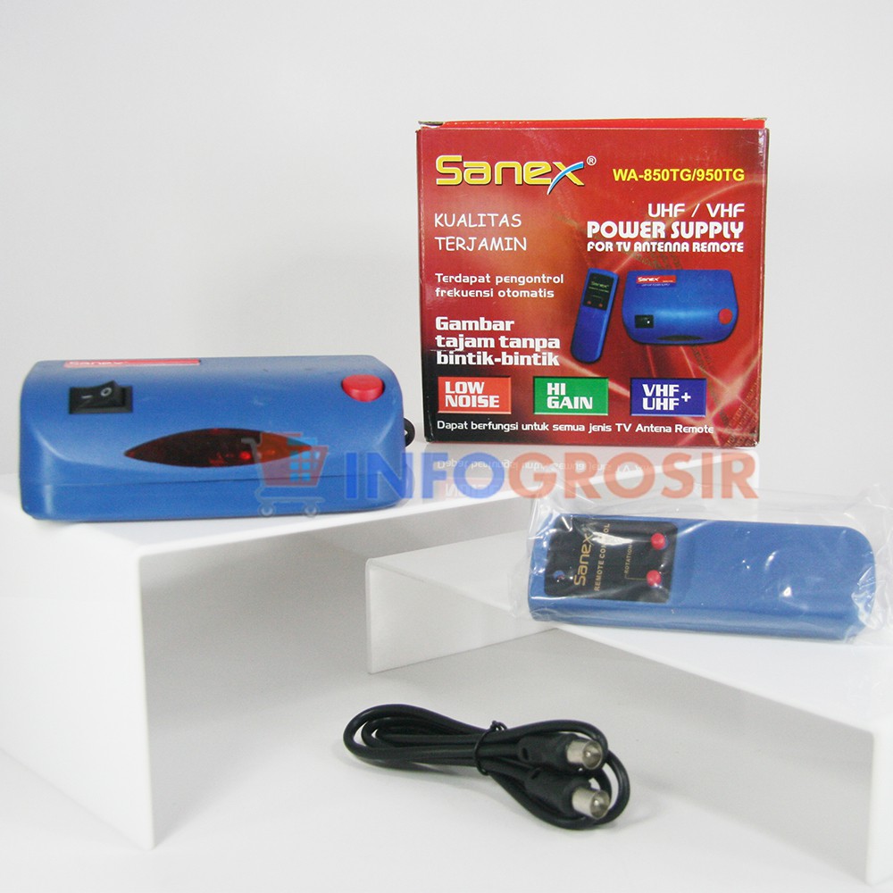 Cara memperbaiki antena tv di rumah anda juga akan berdampak pada gambar tv yang di gunakan. Jual Booster Antena Remote Booster Tv Power Supply Antena Remote Sanex Indonesia Shopee Indonesia