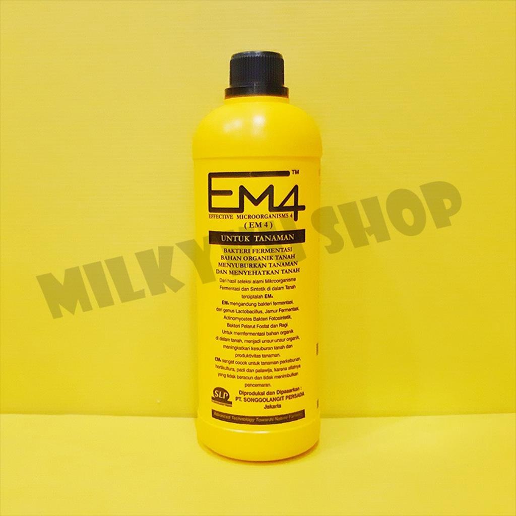 Jual EM4 MIKRO ORGANISME PERTANIAN PUPUK ORGANIK CAIR TANAMAN 1 LITER  Indonesia|Shopee Indonesia