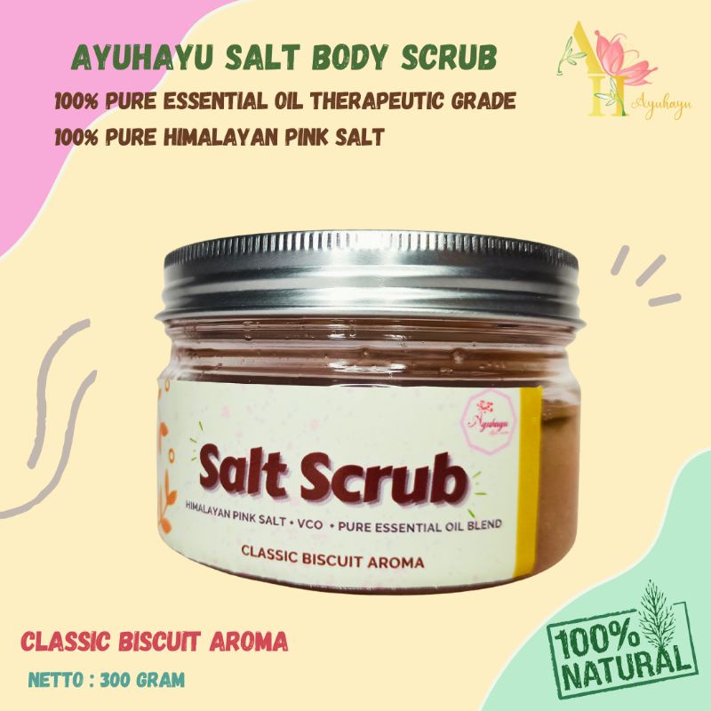 Jual BATH HIMALAYA PINK SALT BODY SCRUB BADAN LULUR TUBUH PEMUTIH VCO  THERAPEUTIC ESSENTIAL OIL Indonesia|Shopee Indonesia