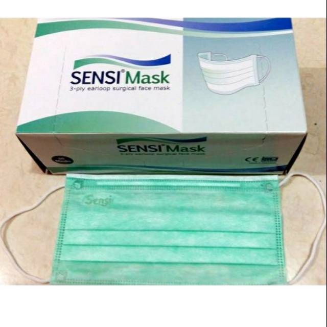 Sayangnya, masker ini hanya terdiri dari 3 ply (lapis), sehingga tidak bisa menahan . Masker SENSI Mask / Masker Hijau 3 ply kualitas terjamin