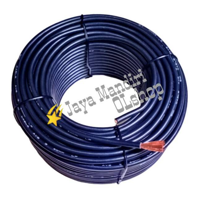 Jual Kabel Motor Mobil NYAF Serabut 3mm / Kabel Serabut 1 x 3mm Isi Tebal  Kualitas Tembaga Asli Indonesia|Shopee Indonesia