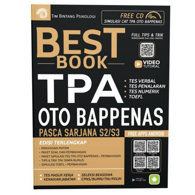 Penyebab nya kebanyakan tidak tau cara dan metode terbaik mengerjakan tpa. Buku Best Book Tpa Oto Bappenas Shopee Indonesia