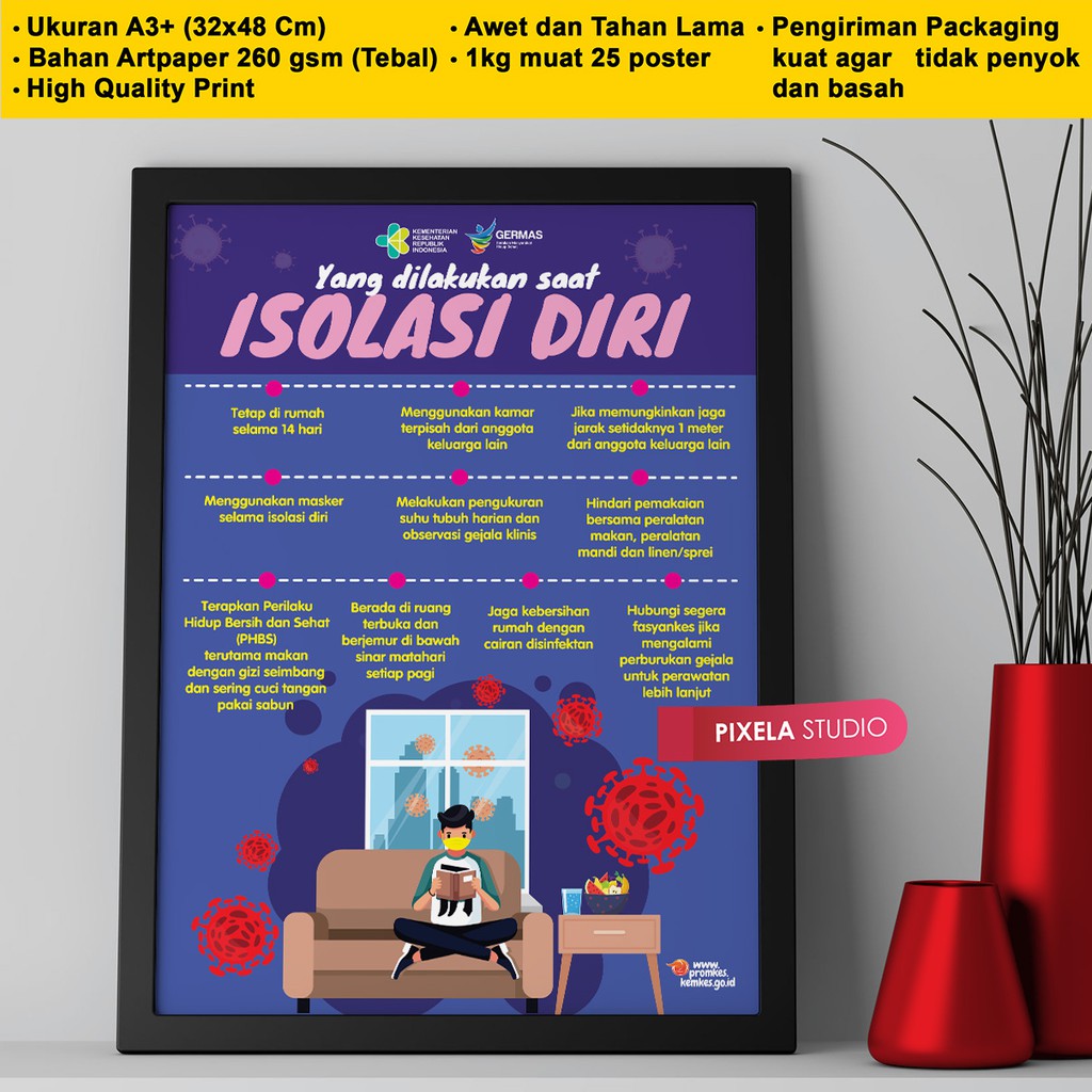 Jual Poster Kesehatan Keselamatan Kerja Poster K3 Safety YANG DILAKUKAN  SAAT ISOLASI DIRI (Artpaper 230 gsm) TEBAL POSTER COVID POSTER EDUKASI  POSTER PEMBELAJARAN POSTER CORONA POSTER CUCI TANGAN POSTER PENYULUHAN  Indonesia|Shopee Indonesia