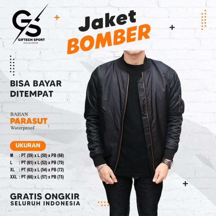 Polos sensor murah dan terlengkap april konveksi jaket bomber murah . Jaket Bomber Pria Polos Hitam Jacket Cowok Casual Waterproof Unisex M Shopee Indonesia