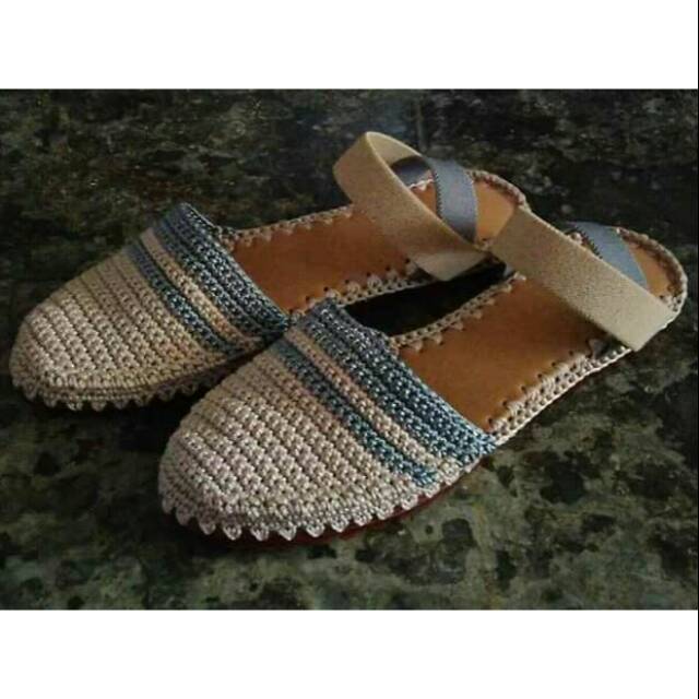 Sandal wanita rajut | Shopee Indonesia