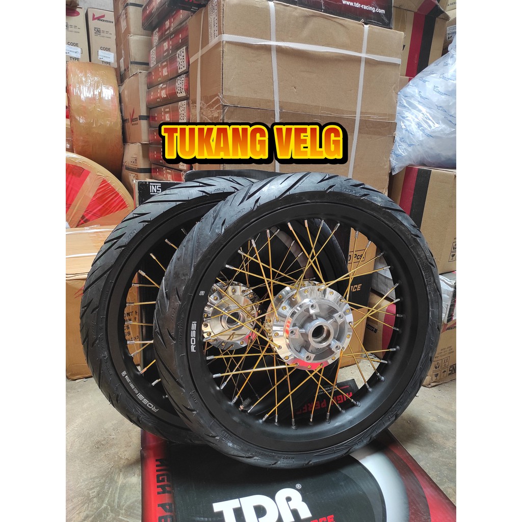 ∙ promo pengguna baru ∙ kurir instan ∙ bebas ongkir ∙ cicilan 0%. Velg Jari Jari Ring 17 Tapak Lebar Vixion New Atau Vixion Old Lama Ukuran 215 250 Sepaket Plus Ban Shopee Indonesia