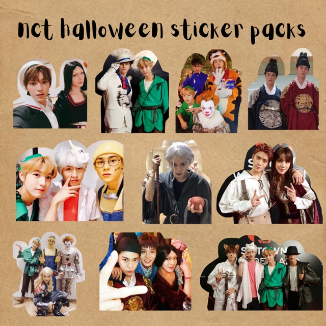 Nct 127 pun tak mau kalah. Jual Sticker Nct Halloween Pack Indonesia Shopee Indonesia