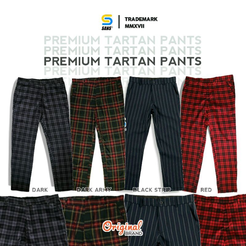 Kemeja flanel adalah andalan untuk siapa saja. Celana Tartan Pria Celana Kotak Kotak Pria Tartan Pants Pria Shopee Indonesia