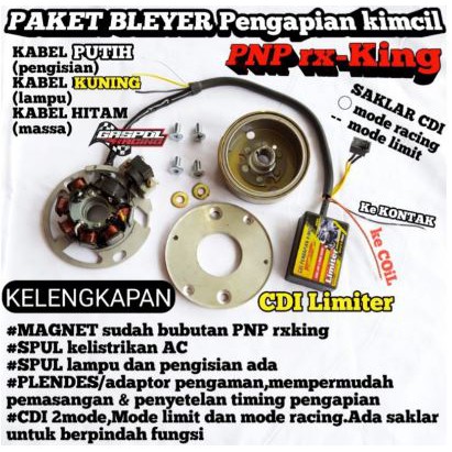 Magnet racing pnp fiz r magnet kimcil dengan cdi 2 fungsi limit racing. Paket Bleyer Magnet Kimcil Rx King Plus Cdi Limit Magnet Kimcil Pnp Rx King Mantab Jaminan Puass Shopee Indonesia