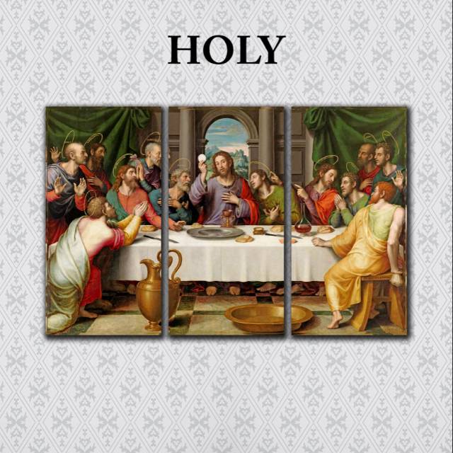 Jual Poster Kayu Perjamuan Kudus Walldecor Nasrani Kristen Katolik Perjamuan Terakhir Indonesia|Shopee Indonesia 640_X_640_jpg