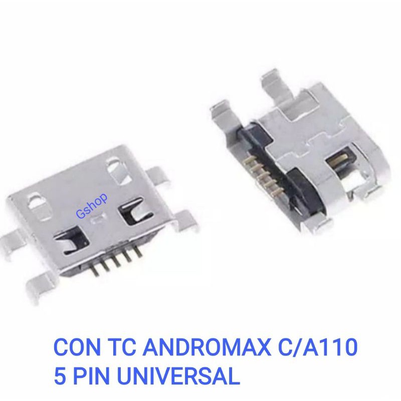 CON CHARGER / CON TC 5 PIN ANDROMAX C / A110 / OPPO R1001/X909 / SONY C1605  / BB8520 ORI UNIVERSAL | Shopee Indonesia