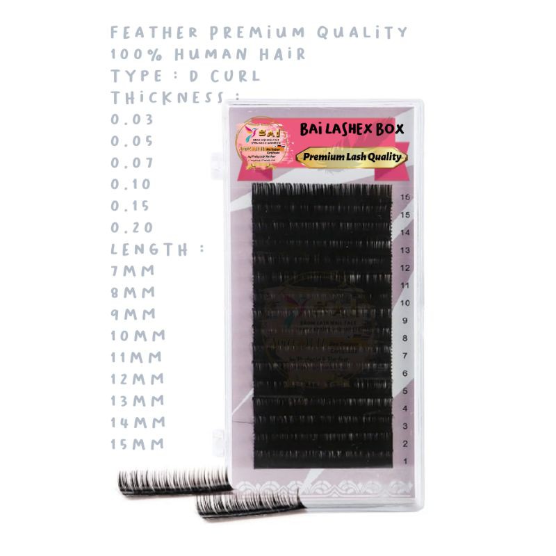 Confidence, community, and joy holly rhue is a senior editor for byrdie,. Original Bai Lash Box Tipe D Curl For Eyelash Extension Shopee Indonesia