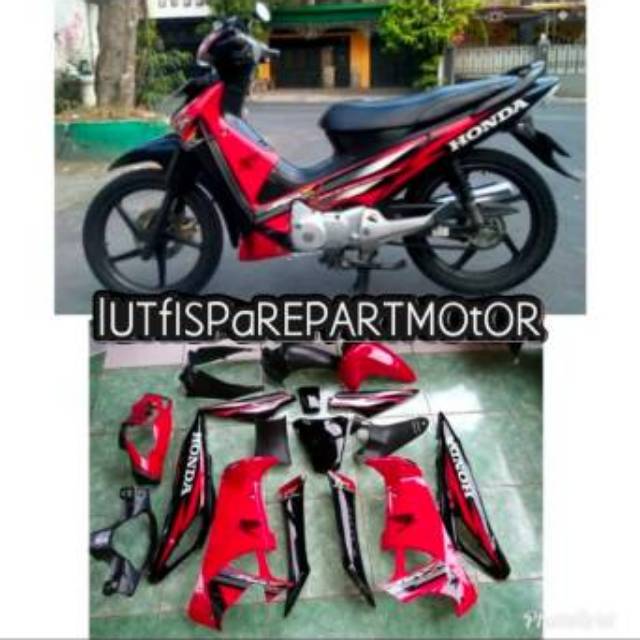 Cek pasaran harga motor honda bekas supra x 125 berbagai tahun. Full Body Supra X 125 Cw Tahun 2006 Full Body Shopee Indonesia