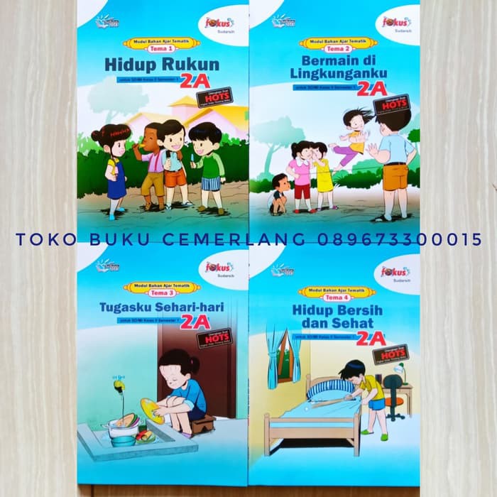Tugas ppg daljab 1 usd th 2020 page 1. Buku Lks Modul Bahan Ajar Fokus Tematik Sd Kelas 2 Tema 1 2 3 4 Bk1330 Shopee Indonesia