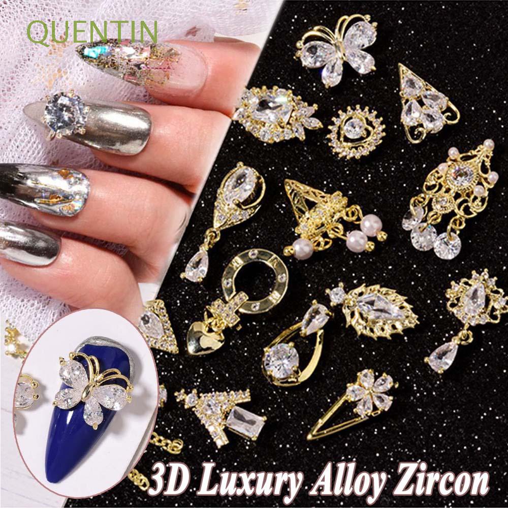 3d model available as max, stl, obj and fbx file formats, you can import it to any 3d software. Quentin Luxury Nail Alloy Zircon Charms Nail Jewelry 3d Nail Rhinestones Pearl Butterfly Diy Gems Shiny Crystal Nail Art Decorations Shopee Indonesia