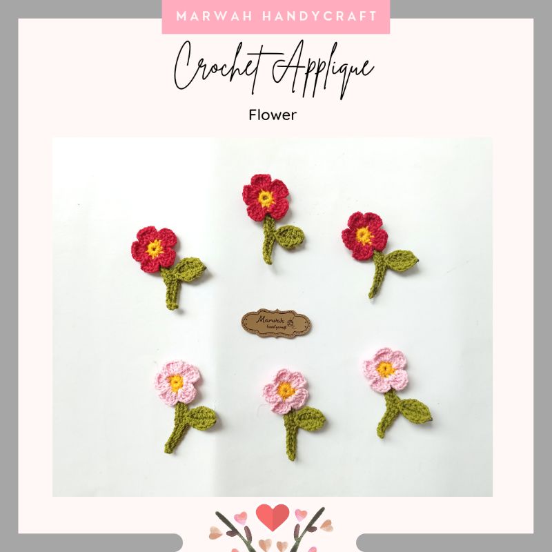 1000 gambar sketsa wajah pemandangan bunga lengkap. Ready Aplikasi Bunga Rajut 2 Dimensi Shopee Indonesia