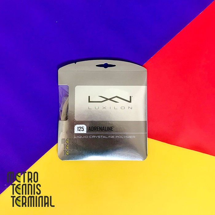 Jual Luxilon Adrenaline 125 String ( Senar Raket Tenis ) Indonesia|Shopee  Indonesia