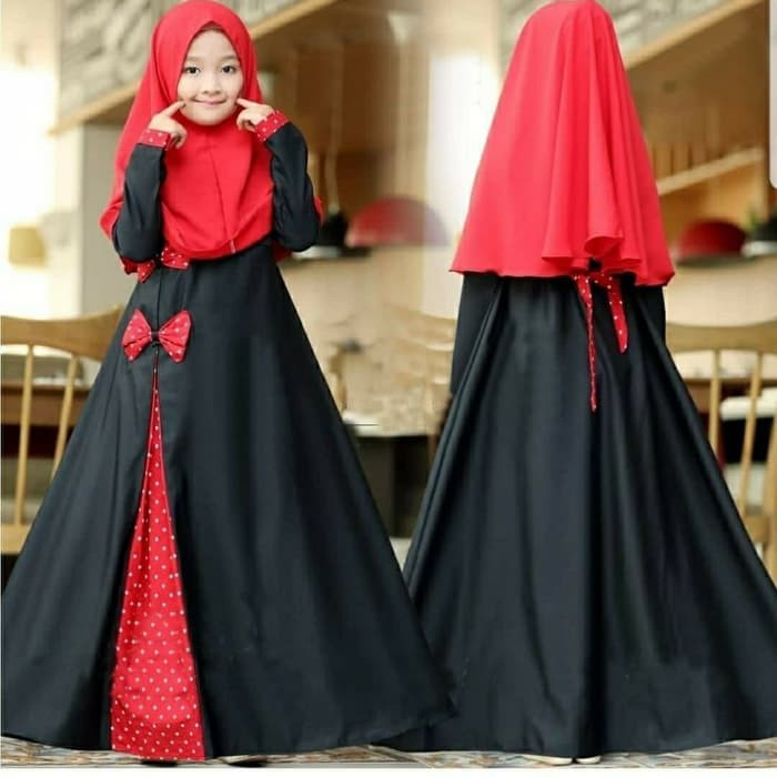 Beli baju anak perempuan umur 9 tahun model & desain terbaru harga murah 2021 di tokopedia! Syari Maxi Ribbon Roaa Kids Gamis Anak Perempuan Baju Muslim Anak Umur Usia 9 10 11 12 Tahun Shopee Indonesia