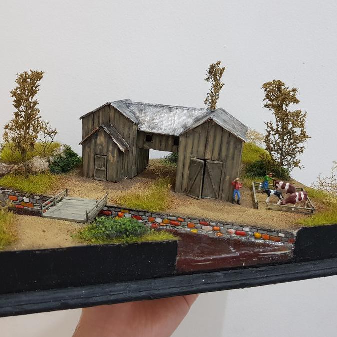COD- diorama skala 87 village peternakan miniatur 1/87 |100%Terlaris |  Shopee Indonesia