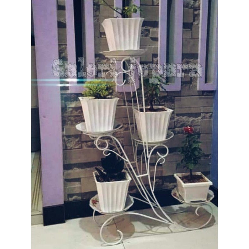 Jual Rak Bunga Susun Besi : Rak Taman Minimalis & Eksklusif Cantik Hiasan Rumah Model : 5001 Indonesia|Shopee Indonesia 800_X_800_jpg