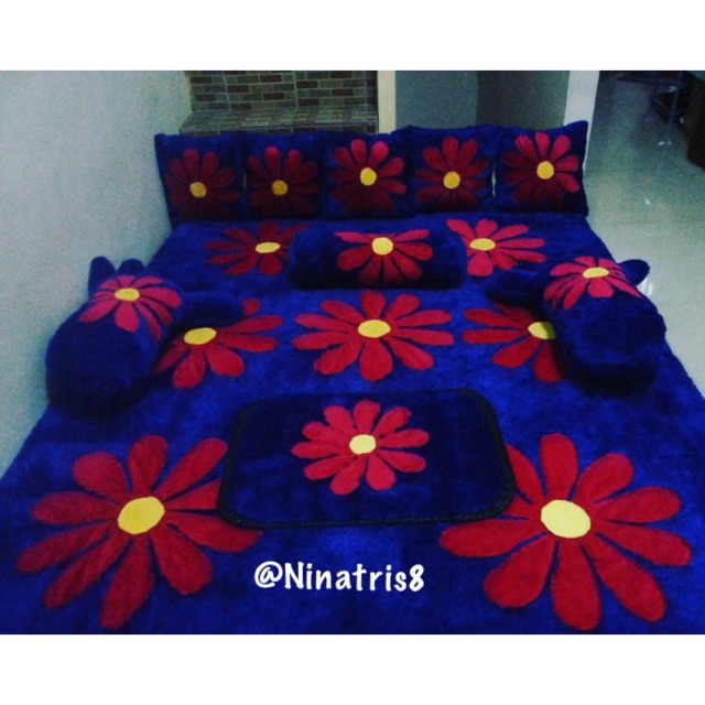 Wa 08119290181 agen kasur busa inoac karang asem timur kabupaten bogor by. Jual Karpet Karakter Bulu Rasfur Murah Inoac 5cm Uk 150x200 Motif Bunga Matahari Indonesia Shopee Indonesia