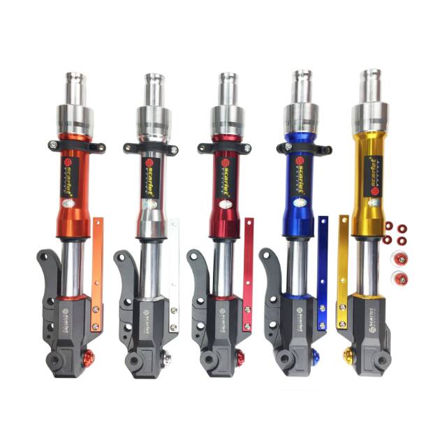 Jual Shock scarlet shockbreaker skok depan upside down usd n max Scarlet  Q10/425L Indonesia|Shopee Indonesia