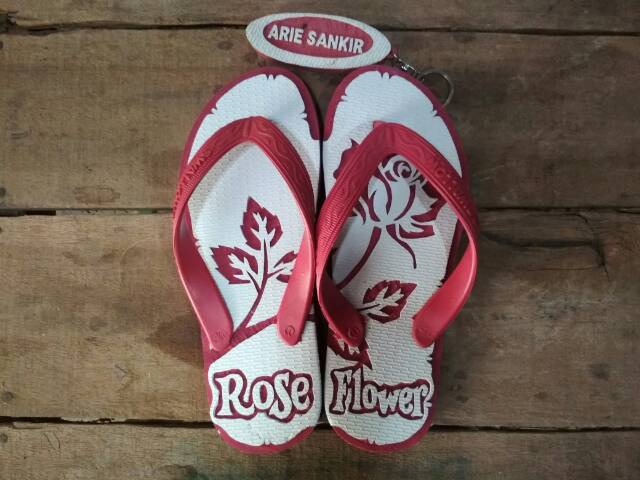 Sandal ukir motif bunga | Shopee Indonesia