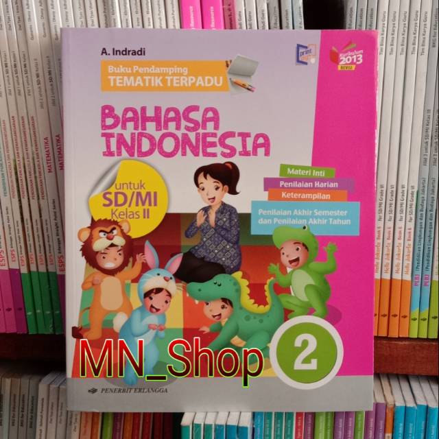 Buping Bahasa Indonesia kelas 2 SD Erlangga K13N Revisi | Shopee Indonesia