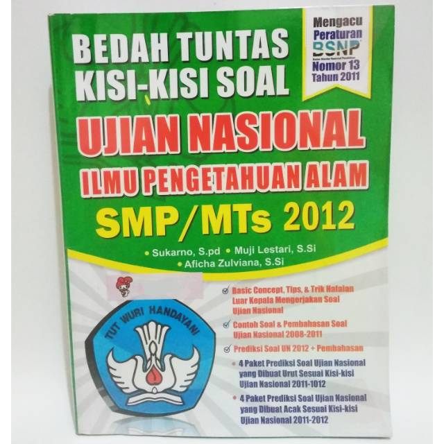 Bagi mahasiswa ut yang akan mengikuti ujian akhir semester (uas) semester 2019/20.1. Bedah Tuntas Kisi Kisi Soal Ujian Nasional Ilmu Pengetahuan Alam Sma Mts 2012 Shopee Indonesia