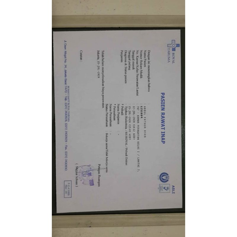 Secara fungsi, surat dokter digunakan untuk mendapatkan izin cuti dari sekolah atau tempat kerja. Contoh Surat Dokter Kosong Sidoarjo Download Contoh Surat Resmi