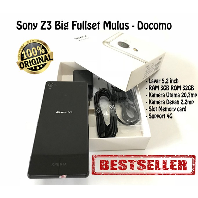 Ada satu seri yang cukup menarik dan memiliki banyak peminat, yaitu seri xperia z. Sony Xperia Z3 BIG Fullset - Second Mulus | Shopee Indonesia