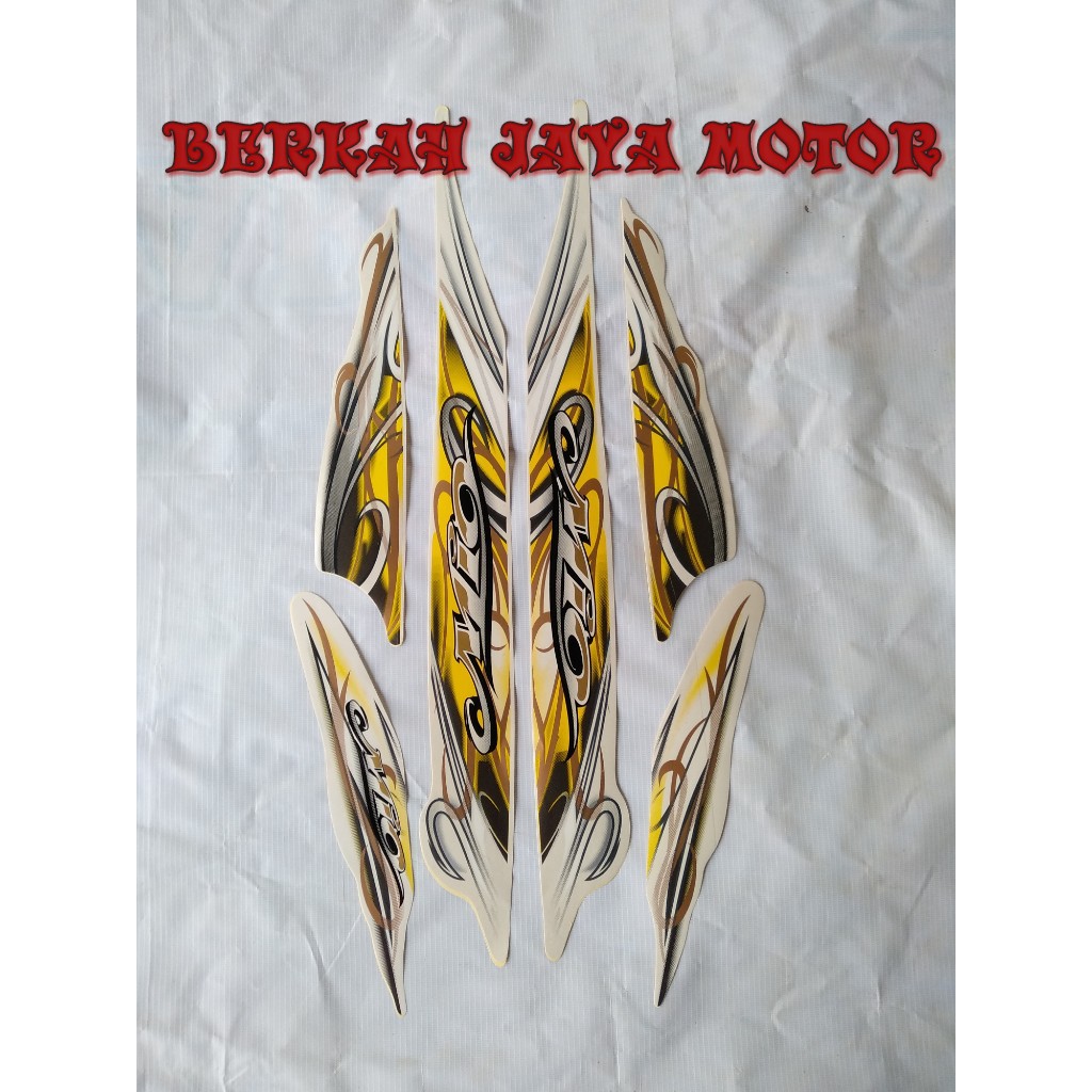Ane mau jual body mio smile fullset ori tahun 2010 warna putih striping mio amore dragon 2011 gan nih gan. Mio Smile Sticker Striping Motor Lis Body Motor Yamaha Mio Sporty Smile 2011 Body Full Putih Shopee Indonesia