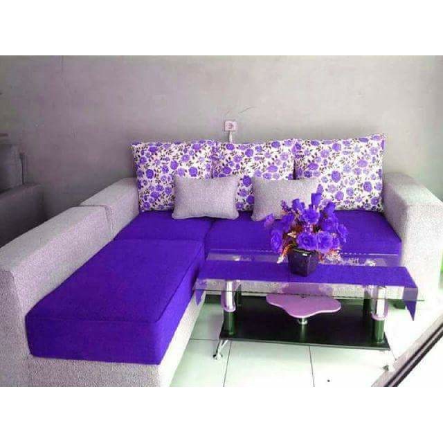 Sofa l putus sofa leter l sofa ruang tamu - Hijau Tua | Shopee Indonesia
