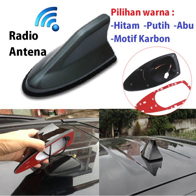 Jual Sirip Hiu Antena Radio Mobil Universal Aneka Warna Indonesia|Shopee  Indonesia