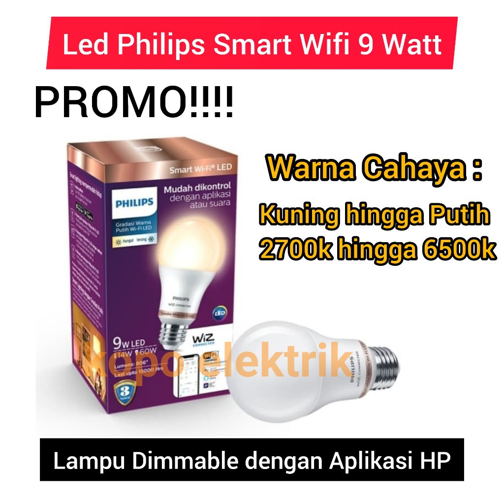 Menampilkan iklan dalam 20 kms dari sukoharjo kab., jawa tengah. Lampu Led Wifi Philips 9w Original Putih Lampu Smart Wifi Tunable Shopee Indonesia
