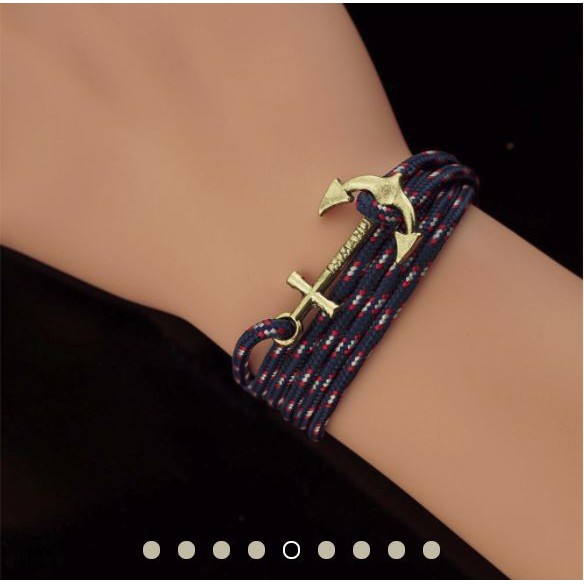 Jika kejadian i dapat terjadi a cara, kejadian ii dapat terjadi b cara, dan kejadian iii dapat terjadi c cara, maka banyak cara yang berbeda dari kejadian i, ii, dan iii adalah sebanyak a x b x c cara. Gelang Motif Tali Jangkar Kur Prusik Wanita Pria Anchor Pelaut Pirates Cowok Cewek Couple Shopee Indonesia