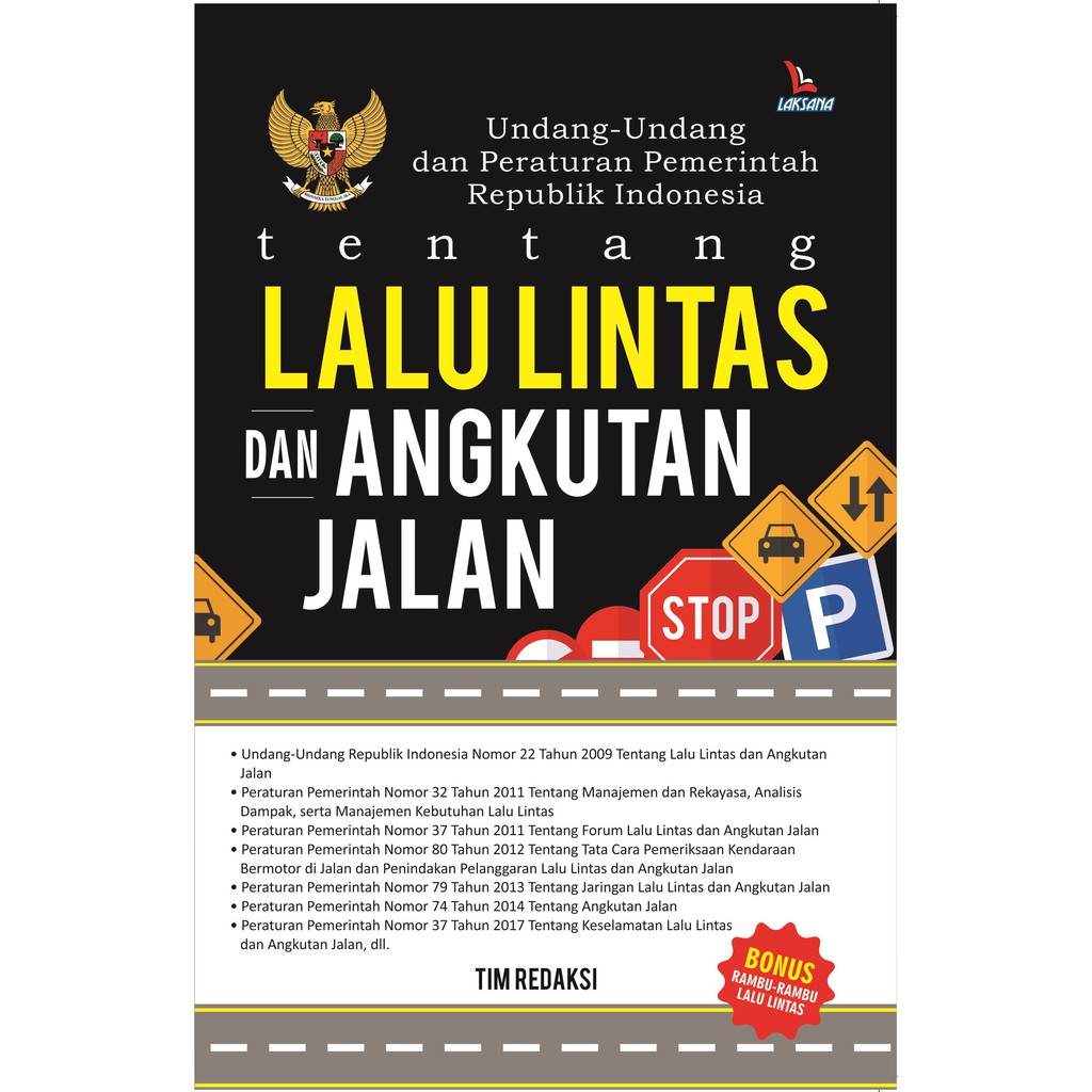 Undang-Undang dan Peraturan Pemerintah Republik Indonesia Tentang Lalu  Lintas dan Angkutan Jalan | Shopee Indonesia