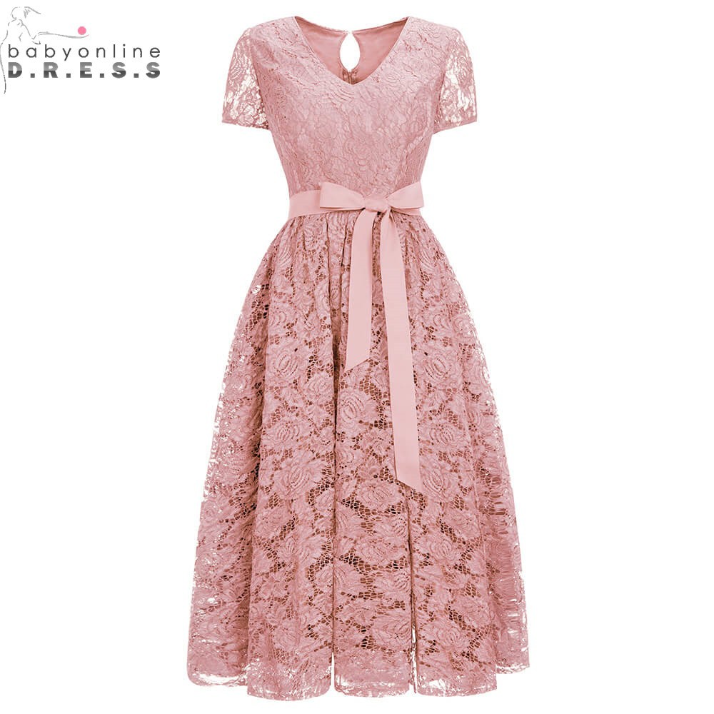 Plus size hot pink dress. New Plus Size Pink Lace Short Evening Dress Cheap V Neck Short Sleeve Short Evening Gowns With Shopee Indonesia