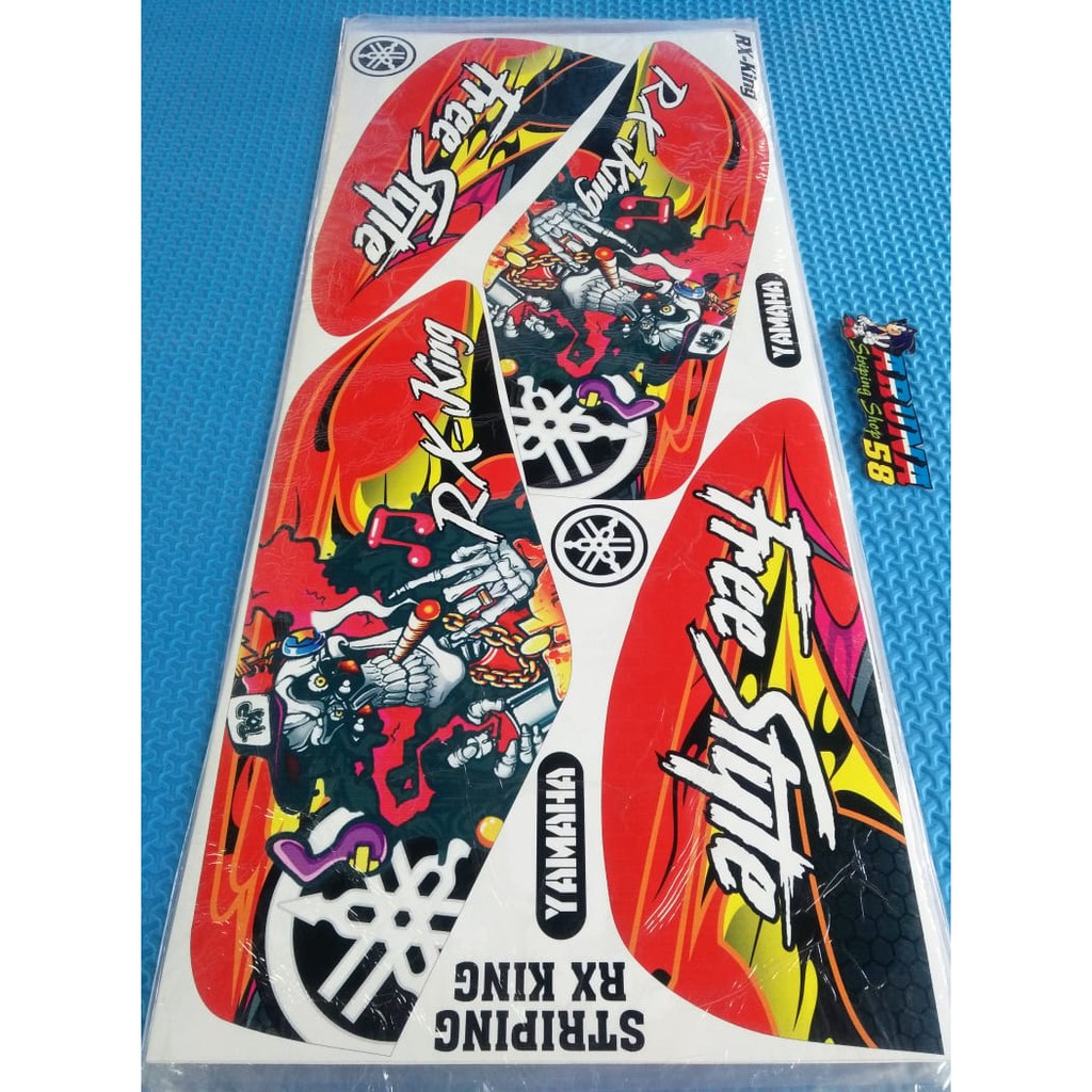 Gambar animasi kartun rx king, gambar kata rx king romantis, sketsa rx king,. Striping Sticker Lis Variasi Rx King Tengkorak Shopee Indonesia