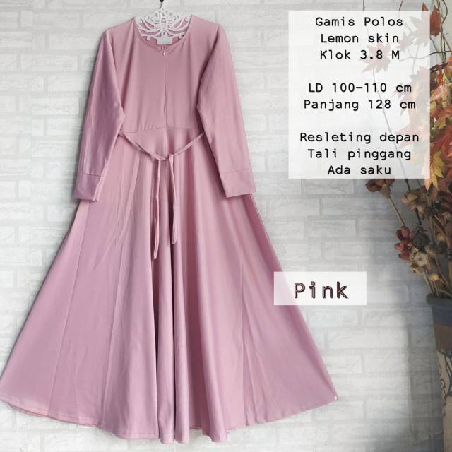 Bahan lemon skin seperti apa dan gambarnya ingin tekstur bahan kain lemon skin tetap awet? Gamis Polos Lemon Skin Bahan Mirip Jersey Tapi Lebih Tebal Mayung Klok 3 5 M Shopee Indonesia