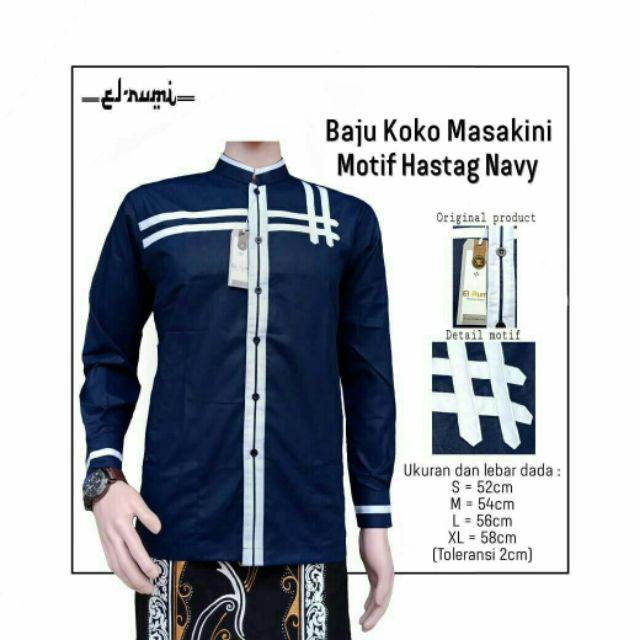 Fashion pria;baju muslim & perlengkapan sholat;busana muslim pria. Kemeja Koko Muslim Hastag Terbaru Kemko Hadroh Shopee Indonesia