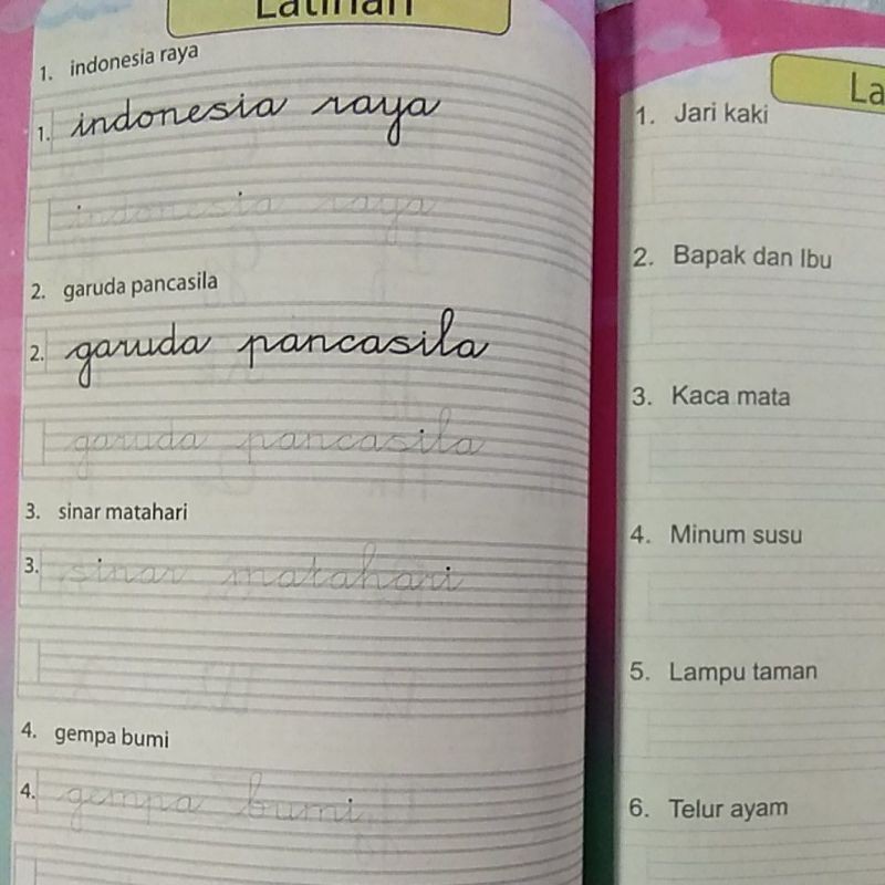 Temukan arti dari syair lagu garuda pancasila dan tuliskan! Pintar Calistung Pra Sd Tk B Shopee Indonesia