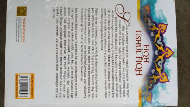 Semua yang bersumber dari nabi saw. Fiqh Dan Ushul Fiqh Nurhayati Prenada Asli Shopee Indonesia