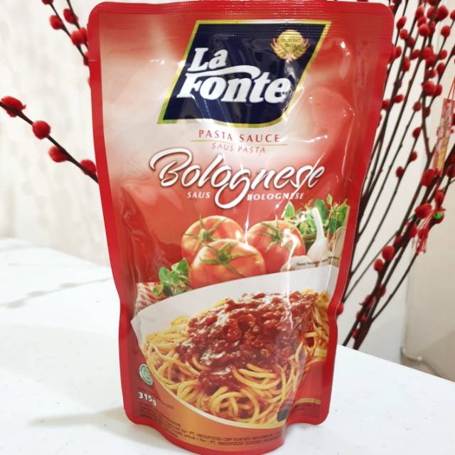 SAUS SPAGHETTI INSTAN LA FONTE 315 GR BOLOGNESE SAPI SPAGETI PASTA SAUS  INSTAN | Shopee Indonesia