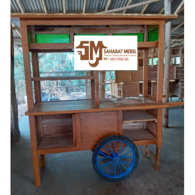Maybe you would like to learn more about one of these? Gerobak Gorengan Kayu Mahoni Plitur Free Ongkir Garut Shopee Indonesia
