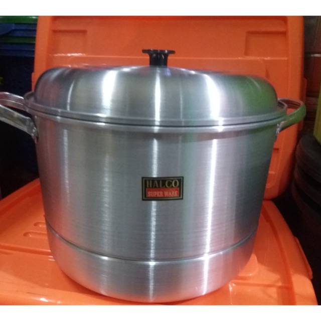 GOJEK/GRAB) Dandang Halco No 40 / SG Halco 40 / Panci Langseng / Dandang  Kukus / Besar | Shopee Indonesia