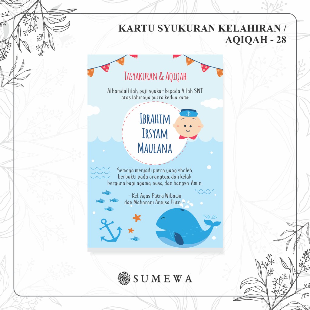 Hanya kepadamu lah kami berserah diri. Harga Ucapan Tasyakuran Aqiqah Terbaru September 2021 Biggo Indonesia